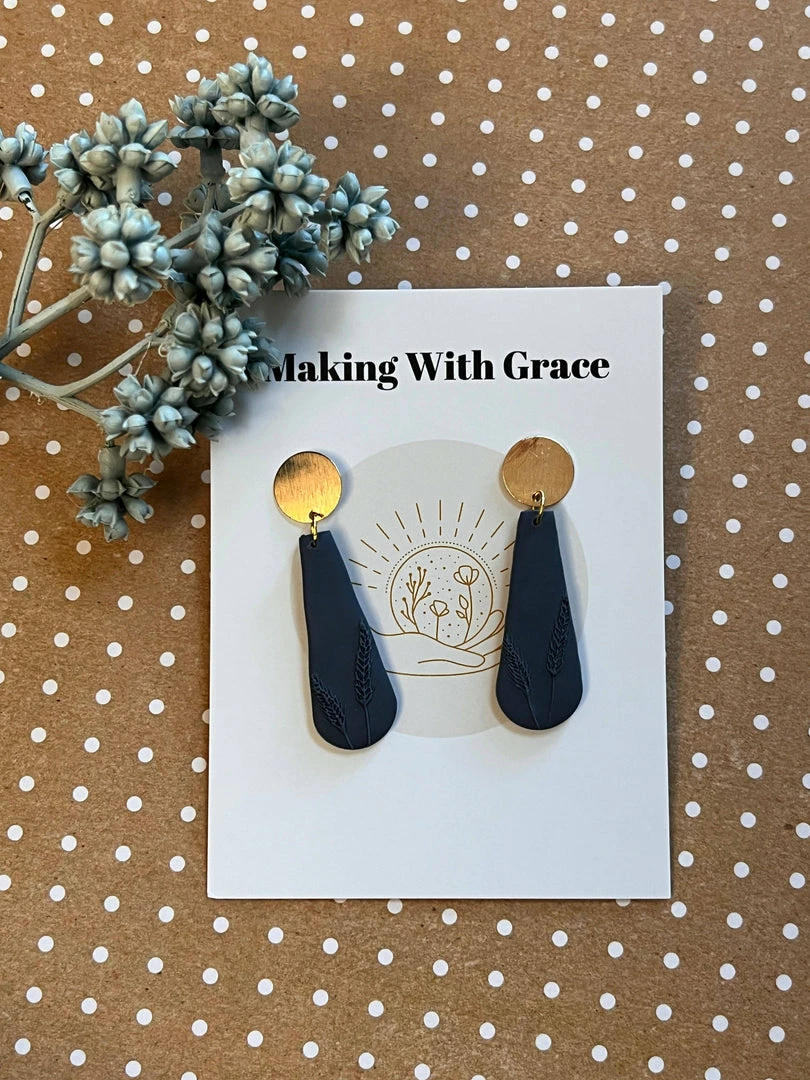 Making With Grace Apparel Wheat Earrings 1 Making With Grace Apparel Wheat Earrings