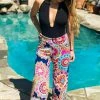 Boutique Simplified Medallion In Bloom Palazzo Pants