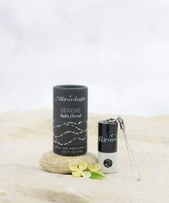 Mixology Serene (light Floral) Mini Roll-On Perfume Keychain (1 ML) Apothecary + Beauty