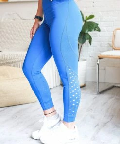 Eco Friendly Mono B High Waist Leggings In Royal Blue