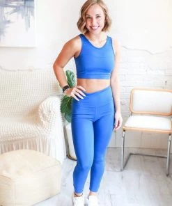 Eco Friendly Mono B Sports Bra In Royal Blue Apparel 13 Eco Friendly Mono B Sports Bra In Royal Blue Apparel