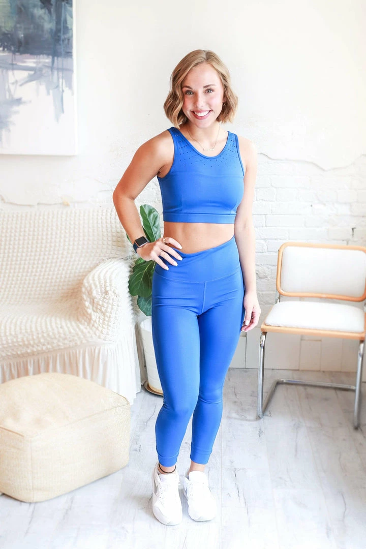 Eco Friendly Mono B Sports Bra In Royal Blue Apparel 5 Eco Friendly Mono B Sports Bra In Royal Blue Apparel