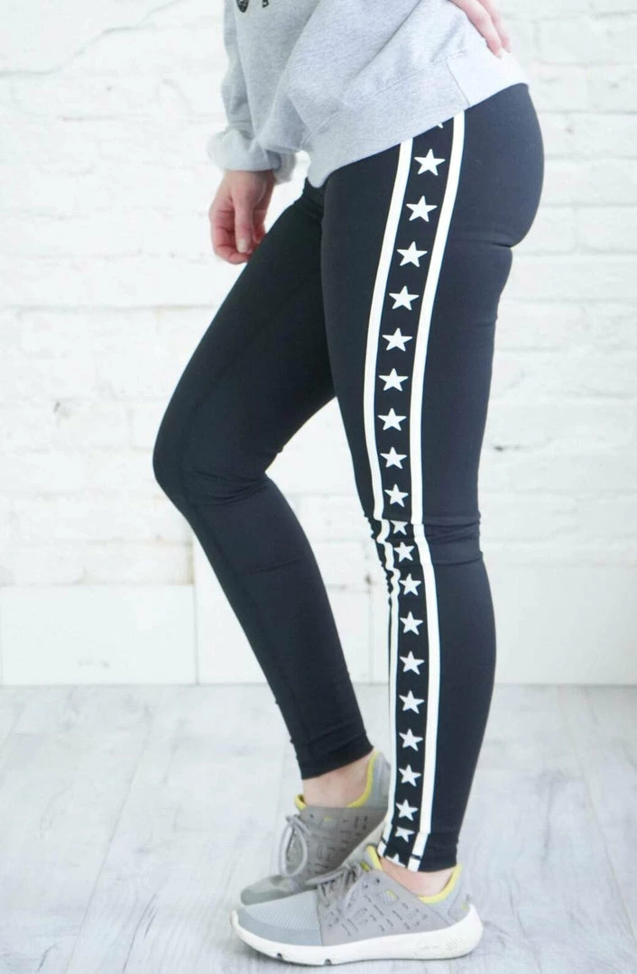 Mono B Apparel Highwaist Stars & Stripes Leggings 1 Mono B Apparel Highwaist Stars & Stripes Leggings