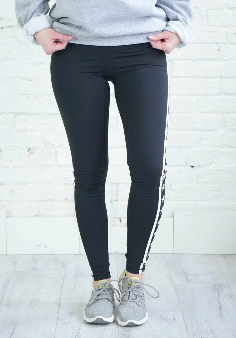 Mono B Apparel Highwaist Stars & Stripes Leggings 6 Mono B Apparel Highwaist Stars & Stripes Leggings