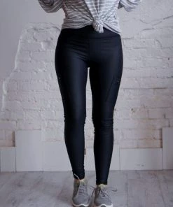 Mono B Tripple Zippered Pocket Foil Leggings 14 Mono B Tripple Zippered Pocket Foil Leggings