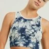 Mono B Tie-Dye Seamless X-Back Sports Bra Tops