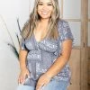 Boutique Simplified Boho Bandana Babydoll