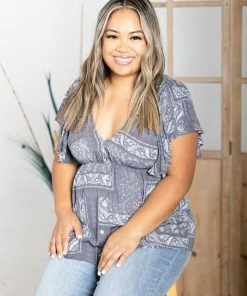 Boutique Simplified Boho Bandana Babydoll