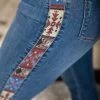 Boutique Simplified Apparel Southwestern Belle Judy Blue Skinnies