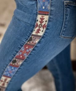 Boutique Simplified Apparel Southwestern Belle Judy Blue Skinnies