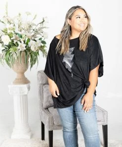 Boutique Simplified Thunderstruck Boxy Tee