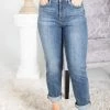 Boutique Simplified Denim Splashed With Love Judy Blue Crops