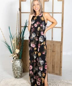Boutique Simplified Apparel Perfect Blooms Maxi Dress