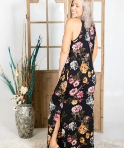 Boutique Simplified Apparel Perfect Blooms Maxi Dress