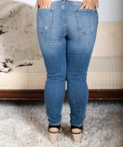 Boutique Simplified Apparel Southwestern Belle Judy Blue Skinnies