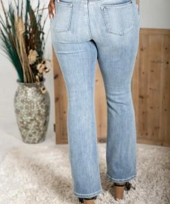 Boutique Simplified Kickin' It Judy Blue Bootcut Jeans Denim 9 Boutique Simplified Kickin' It Judy Blue Bootcut Jeans Denim
