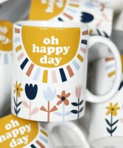 Mugsby Oh Happy Day Ceramic Mug