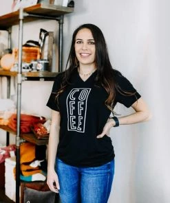 Mugsby Wholesale Tops Coffee Coffee Coffee Graphic Tee