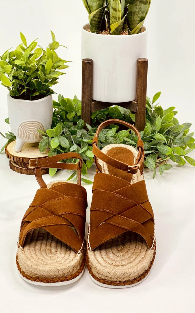 Matisse Nicolette Espadrille Sandal In Saddle 2 Matisse Nicolette Espadrille Sandal In Saddle