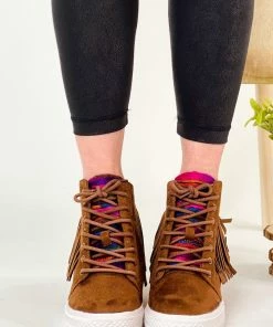 Not Rated Nick Sneaker Wedge In Tan Apparel