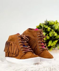 Not Rated Nick Sneaker Wedge In Tan Apparel