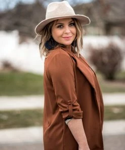 No Ship Drop Ship A Cut Above The Rest Blazer In Chestnut 7 No Ship Drop Ship A Cut Above The Rest Blazer In Chestnut