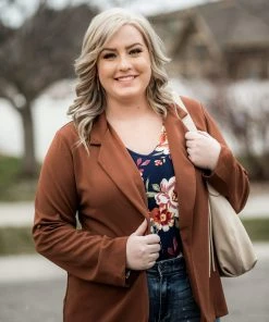 No Ship Drop Ship A Cut Above The Rest Blazer In Chestnut 8 No Ship Drop Ship A Cut Above The Rest Blazer In Chestnut