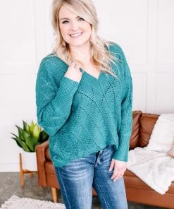 No Ship Drop Ship A Little Jaded V-Neck Sweater (GHG-S) 10 No Ship Drop Ship A Little Jaded V-Neck Sweater (GHG-S)