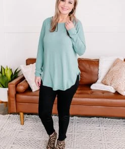 No Ship Drop Ship Ahead Of The Curve Top In Seaglass (GHG-S)