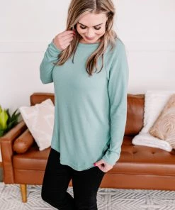 No Ship Drop Ship Ahead Of The Curve Top In Seaglass (GHG-S)