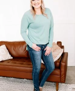 No Ship Drop Ship Ahead Of The Curve Top In Seaglass (GHG-S)