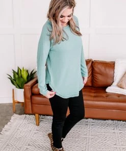 No Ship Drop Ship Ahead Of The Curve Top In Seaglass (GHG-S)