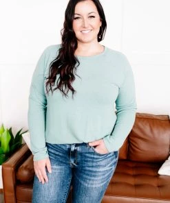 No Ship Drop Ship Ahead Of The Curve Top In Seaglass (GHG-S)