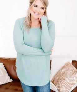 No Ship Drop Ship Ahead Of The Curve Top In Seaglass (GHG-S)