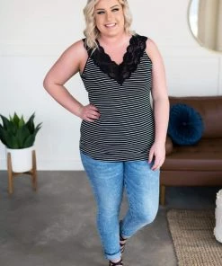 No Ship Drop Ship Bloomin' Perfect Sleeveless Lace Top