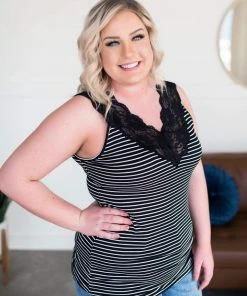 No Ship Drop Ship Bloomin' Perfect Sleeveless Lace Top