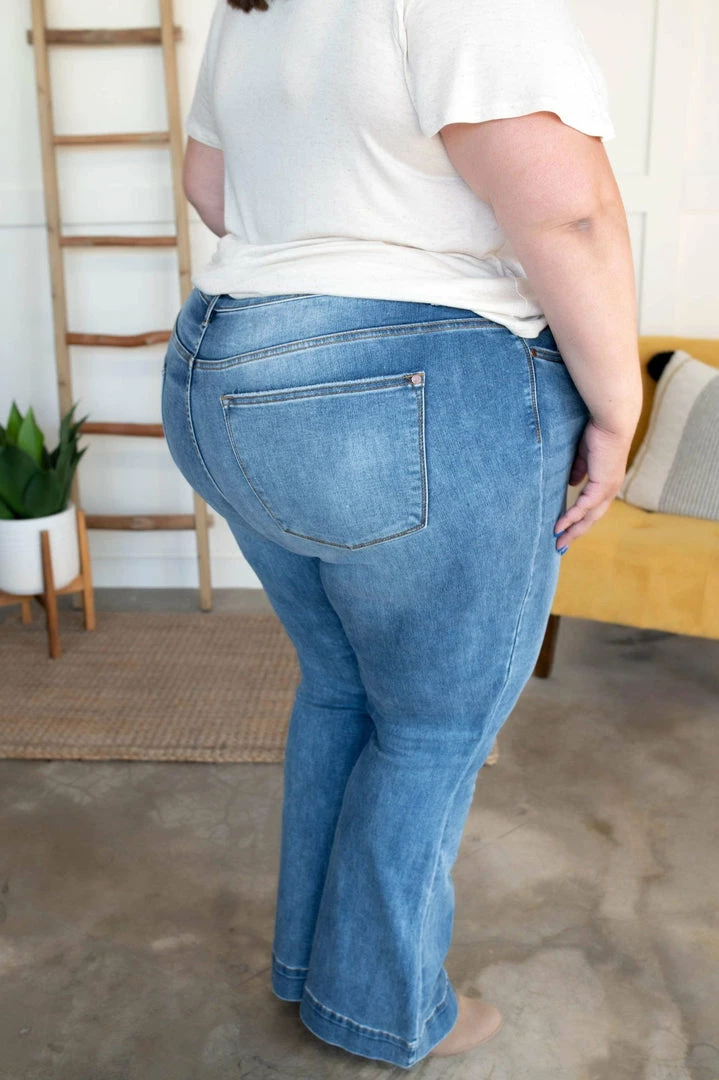 No Ship Drop Ship Slow Burn Judy Blue Trouser Flares 15 No Ship Drop Ship Slow Burn Judy Blue Trouser Flares