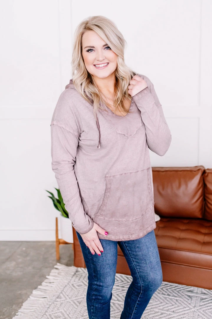 No Ship Drop Ship Edge Your Bets Hooded Top In Bark (GHG-1) Tops 2 No Ship Drop Ship Edge Your Bets Hooded Top In Bark (GHG-1) Tops