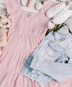 No Ship Drop Ship Flirt With You Dress In Pink & Floral (GHG-S)