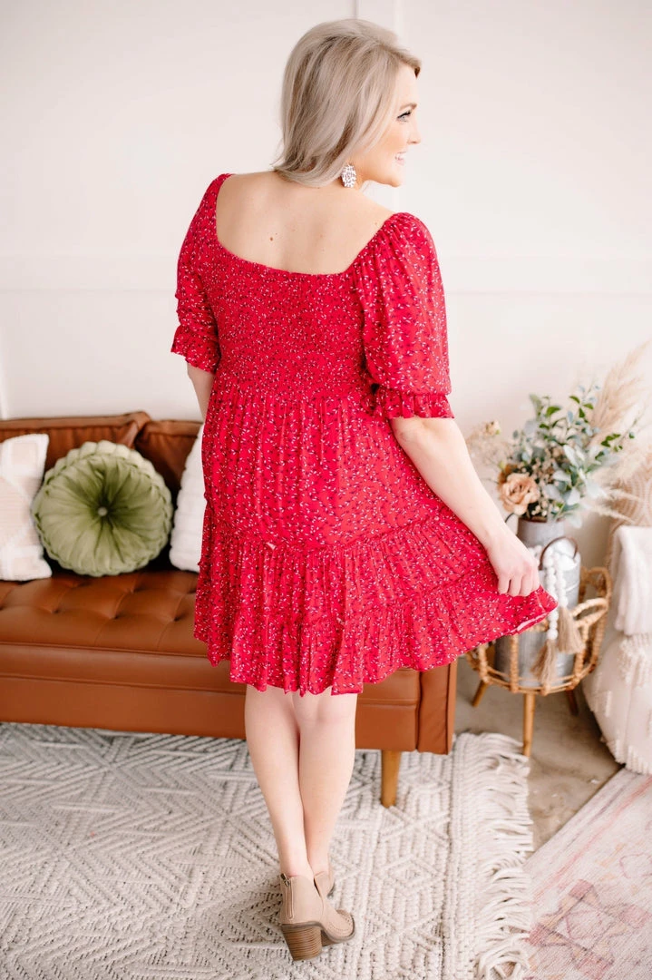 No Ship Drop Ship Heavens Just A Sin Away Dress In Country Red (GHG-S) 2 No Ship Drop Ship Heavens Just A Sin Away Dress In Country Red (GHG-S)