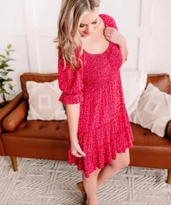 No Ship Drop Ship Heavens Just A Sin Away Dress In Country Red (GHG-S) 15 No Ship Drop Ship Heavens Just A Sin Away Dress In Country Red (GHG-S)