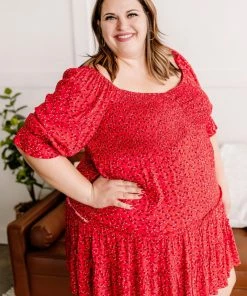 No Ship Drop Ship Heavens Just A Sin Away Dress In Country Red (GHG-S) 18 No Ship Drop Ship Heavens Just A Sin Away Dress In Country Red (GHG-S)