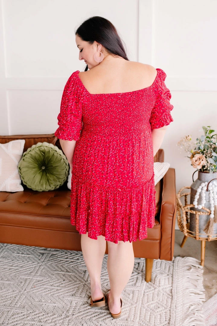 No Ship Drop Ship Heavens Just A Sin Away Dress In Country Red (GHG-S) 7 No Ship Drop Ship Heavens Just A Sin Away Dress In Country Red (GHG-S)