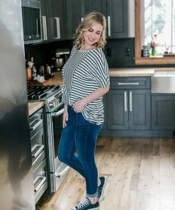 No Ship Drop Ship Hold The Line In Black & Ivory (GHG-S,M,2X)