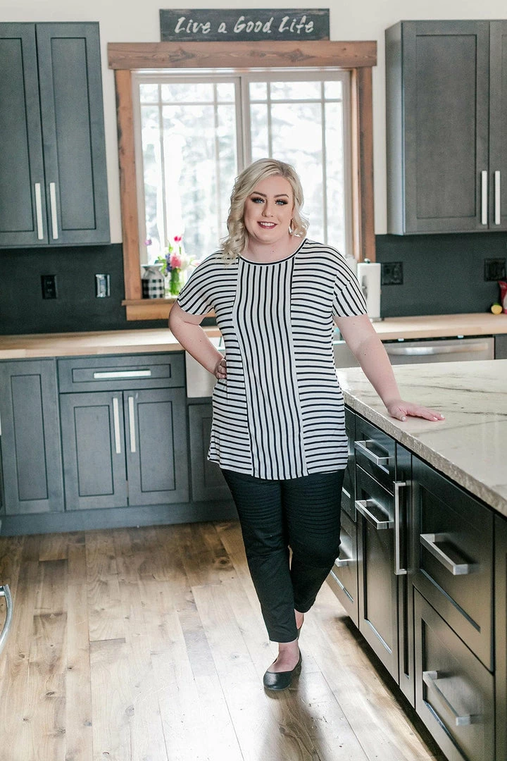 No Ship Drop Ship Hold The Line In Black & Ivory (GHG-S,M,2X) 7 No Ship Drop Ship Hold The Line In Black & Ivory (GHG-S,M,2X)