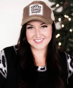 No Ship Drop Ship Apparel I Like Coffee & Maybe 3 People, Hat (GHG)