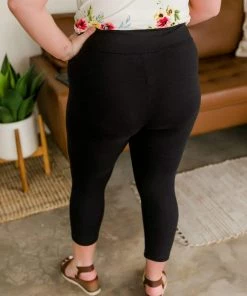 No Ship Drop Ship Apparel It's My Way Capri Leggings