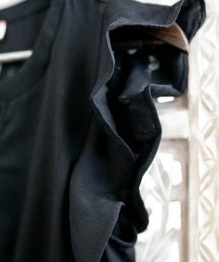 No Ship Drop Ship Jump Into Spring Romper In Black (GHG-S,M,L)