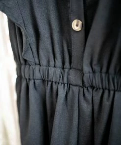 No Ship Drop Ship Jump Into Spring Romper In Black (GHG-S,M,L)