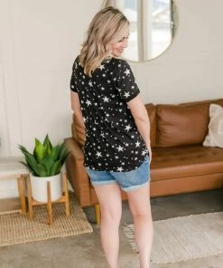 No Ship Drop Ship Apparel Midnight Skies Top